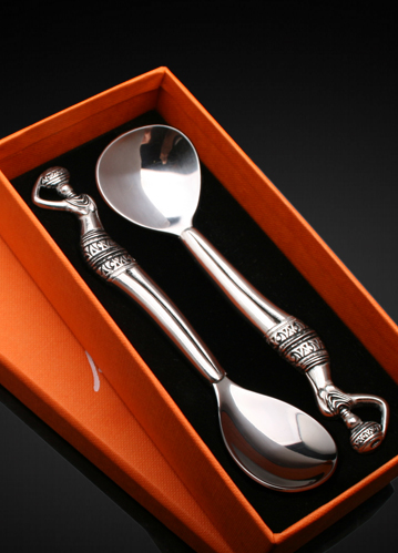 Andy C Tribal Range Sugar & Preserve spoon set